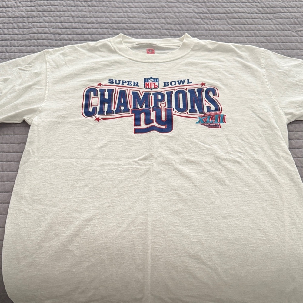 New York Giants Super Bowl 42 Champions T-Shirt